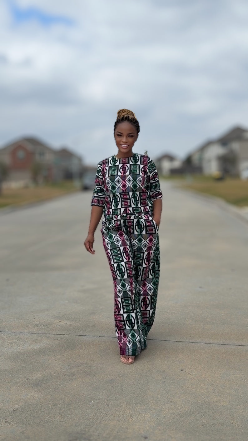 Akwaete women two piece Set