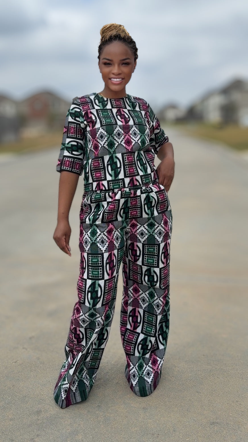 Akwaete women two piece Set