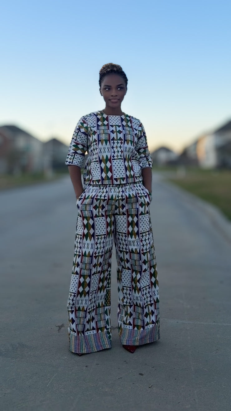 Akwaete women two piece Set