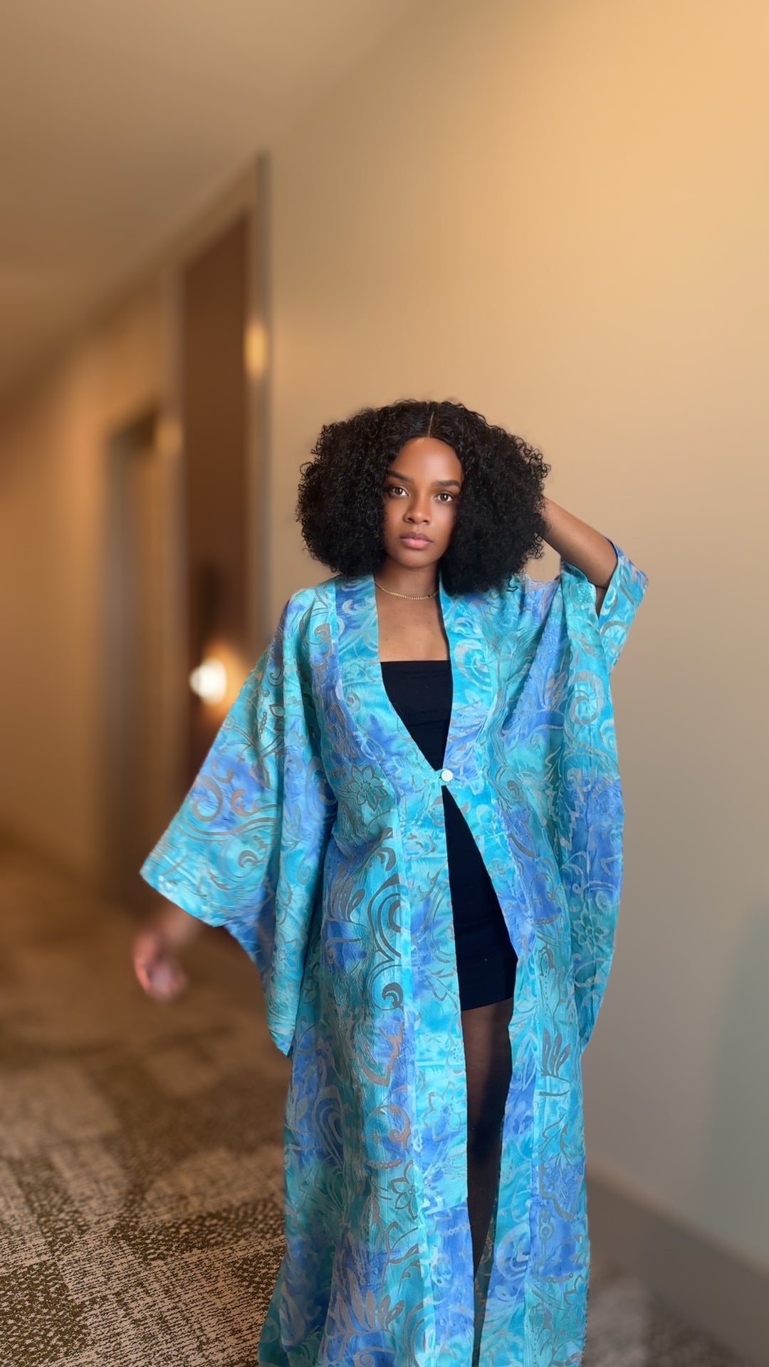 Blush & Bloom Kimono set