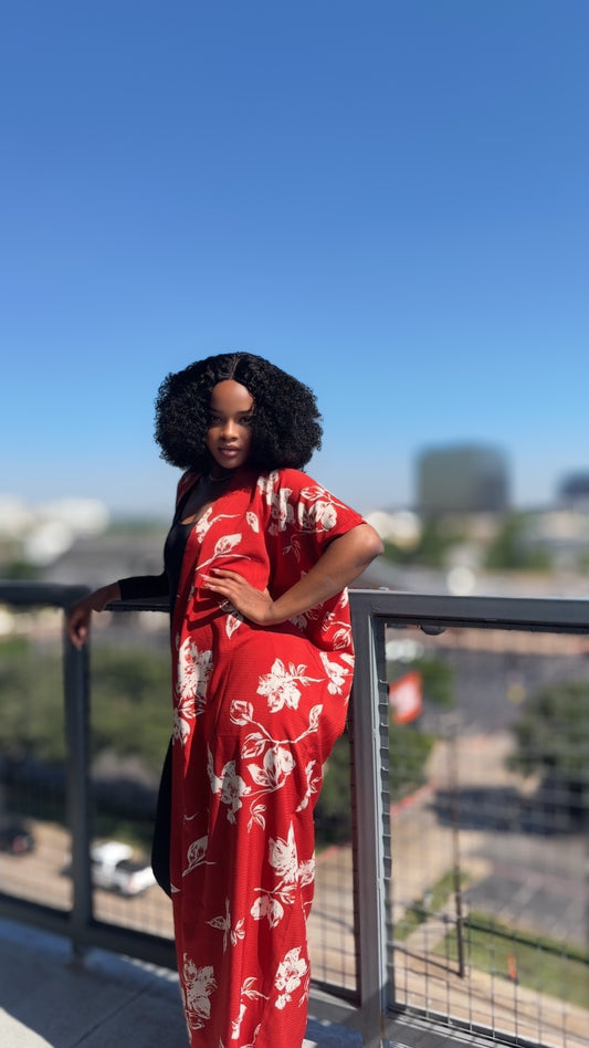 Petal Breeze Kimono Set