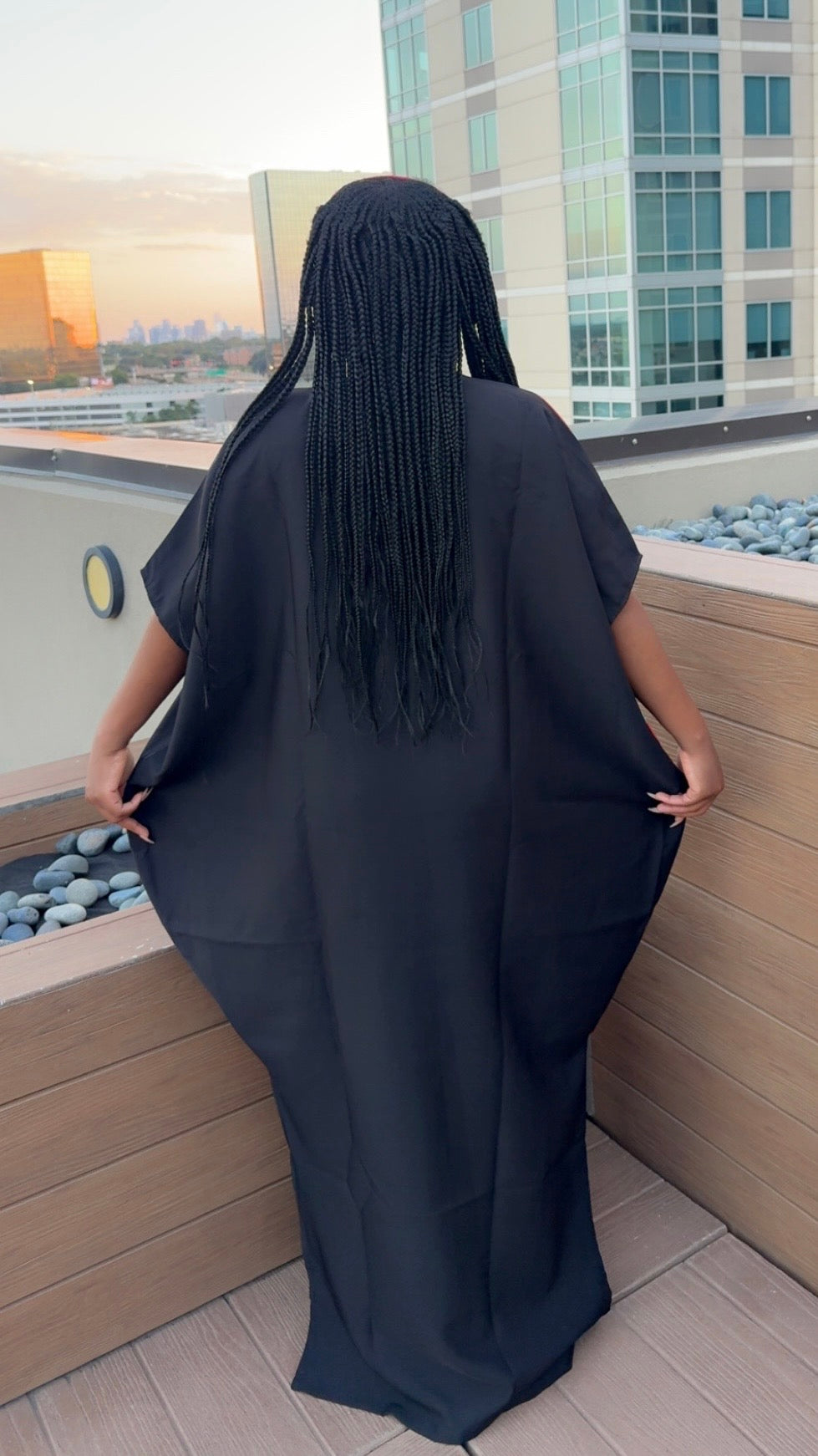 Floral Shadow Bubu women's wear