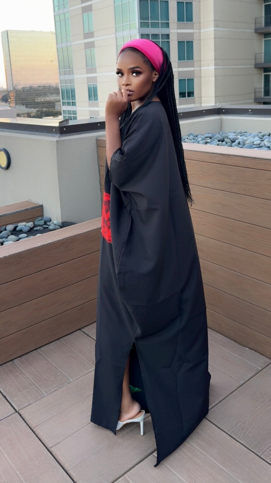 Floral Shadow Bubu women's wear