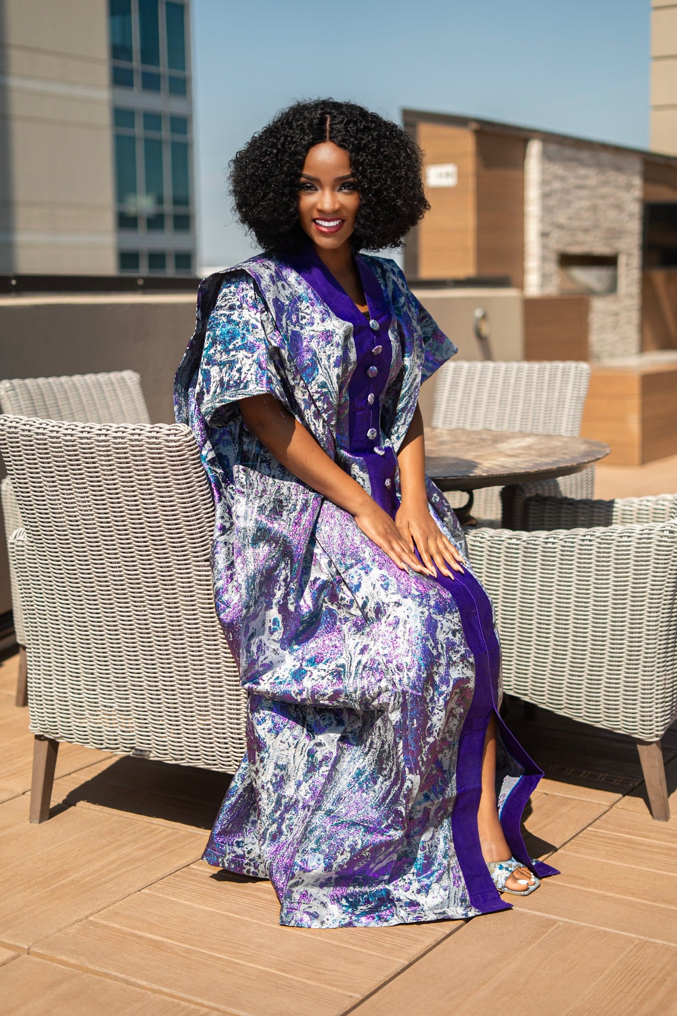 Blue Mirage bubu women's wear