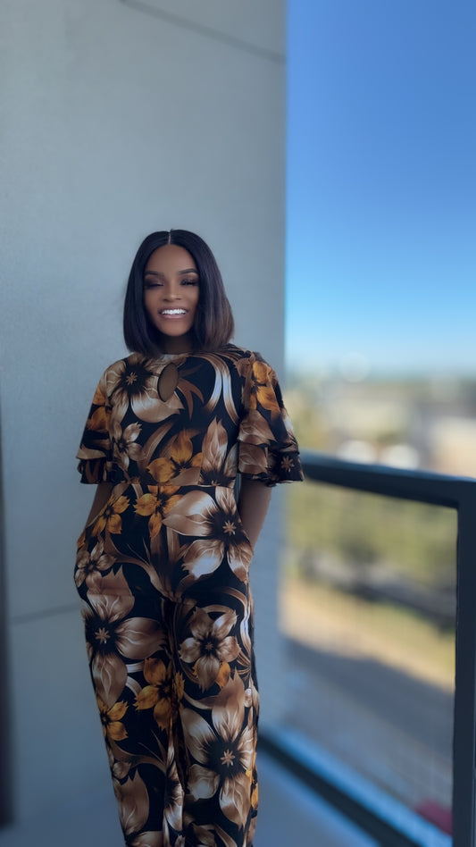 Cocoa Bloom Playsuit