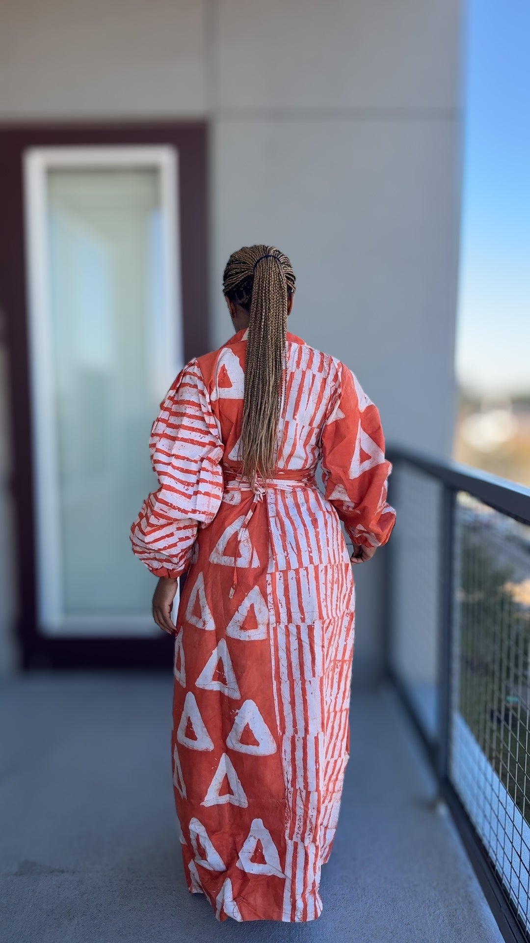Sunset Collar Maxi Dress